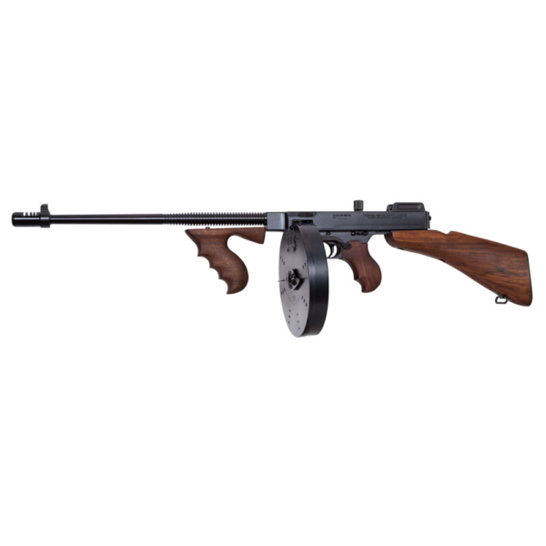 Thompson 1927A1 Deluxe Carbine .45 ACP with Drum Sight Vertical Foregrip 100-Round Drum Magazine 20-Round Magazine