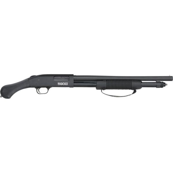 Mossberg 590S Shockwave 12 Gauge Pump-Action Shotgun 18.5" Barrel Matte Blue Strapped Forend