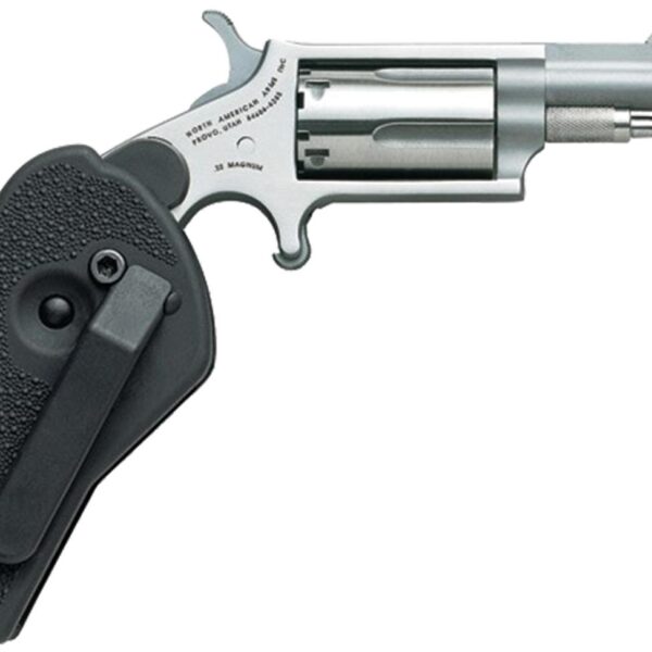 NAA 22 Mag 22LR 1.63 Inch Barrel Mini Revolver with Holster Grip