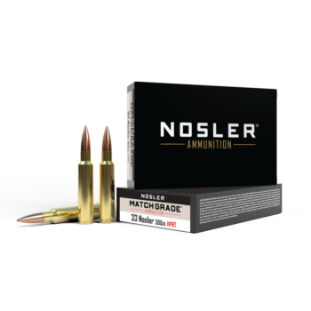 Nosler Match Grade .33 Nosler 300gr CC 2550 fps 20 Rounds