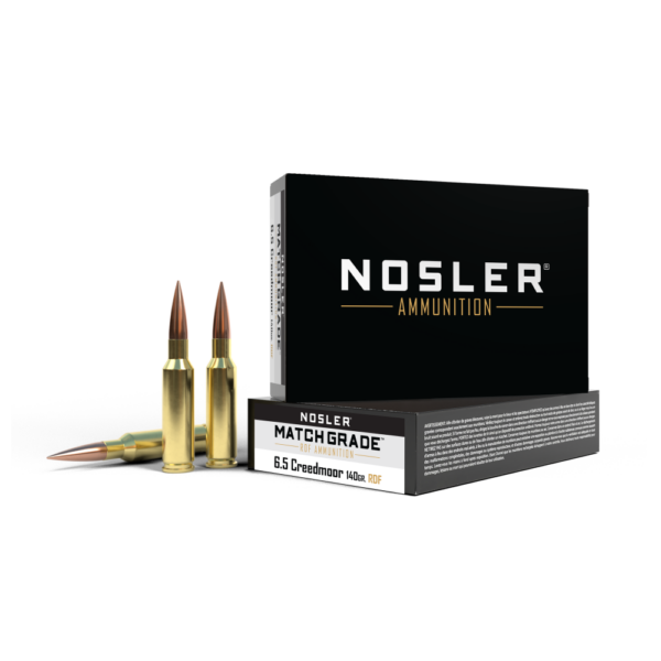 Nosler 6.5 Creedmoor 140gr RDF Match Grade Rifle Ammo 2650fps 20ct