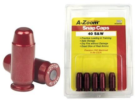 A-Zoom .40 S&W Snap Cap Dummy Rounds 5 Pack