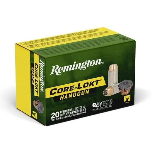 Remington .44 Remington Mag Core-Lokt Semi-Jacketed Hollow Point 240 Grain 1220 FPS Handgun Ammo 20 Rounds