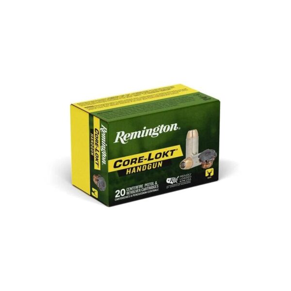 Remington 10mm Auto 200gr Semi-Jacketed Hollow Point Handgun Ammo 1100 fps Velocity 20 Rounds