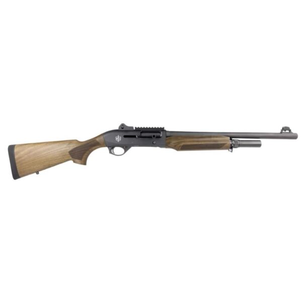 Mossberg Maverick 88 12 Gauge Pump Action Shotgun 18.5" Barrel Walnut Stock 5 Round Magazine