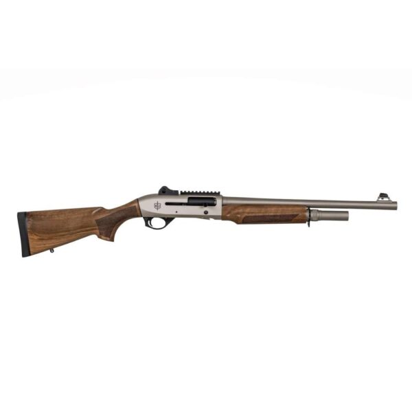 SDS Imports MAC 2 Tactical Marine Wood 12 Gauge Shotgun, 18.5" Barrel, 3" Chamber, 4-Round Capacity, Wood Stock
