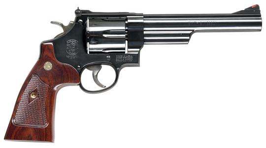 Smith & Wesson Classics Model 29 .44 Rem Mag 6.5" 6-Round Revolver, Blued Barrel, Wood Grips
