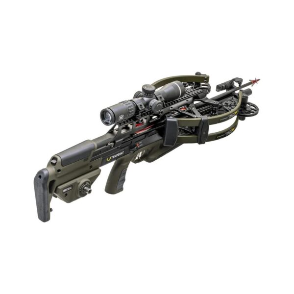 Tenpoint TRX515 Reverse Draw Crossbow ACUslide MAXX EVO-X Elite Black Scope Moss Green