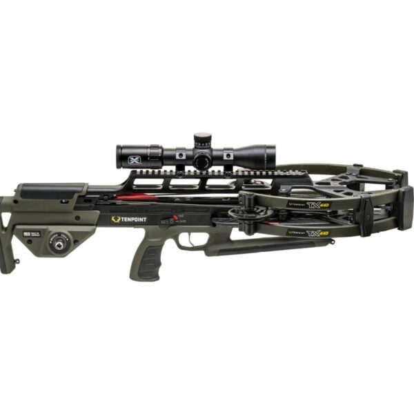 TenPoint TX 440 ACUslide MAXX EVO-X Elite Black Scope Moss Green