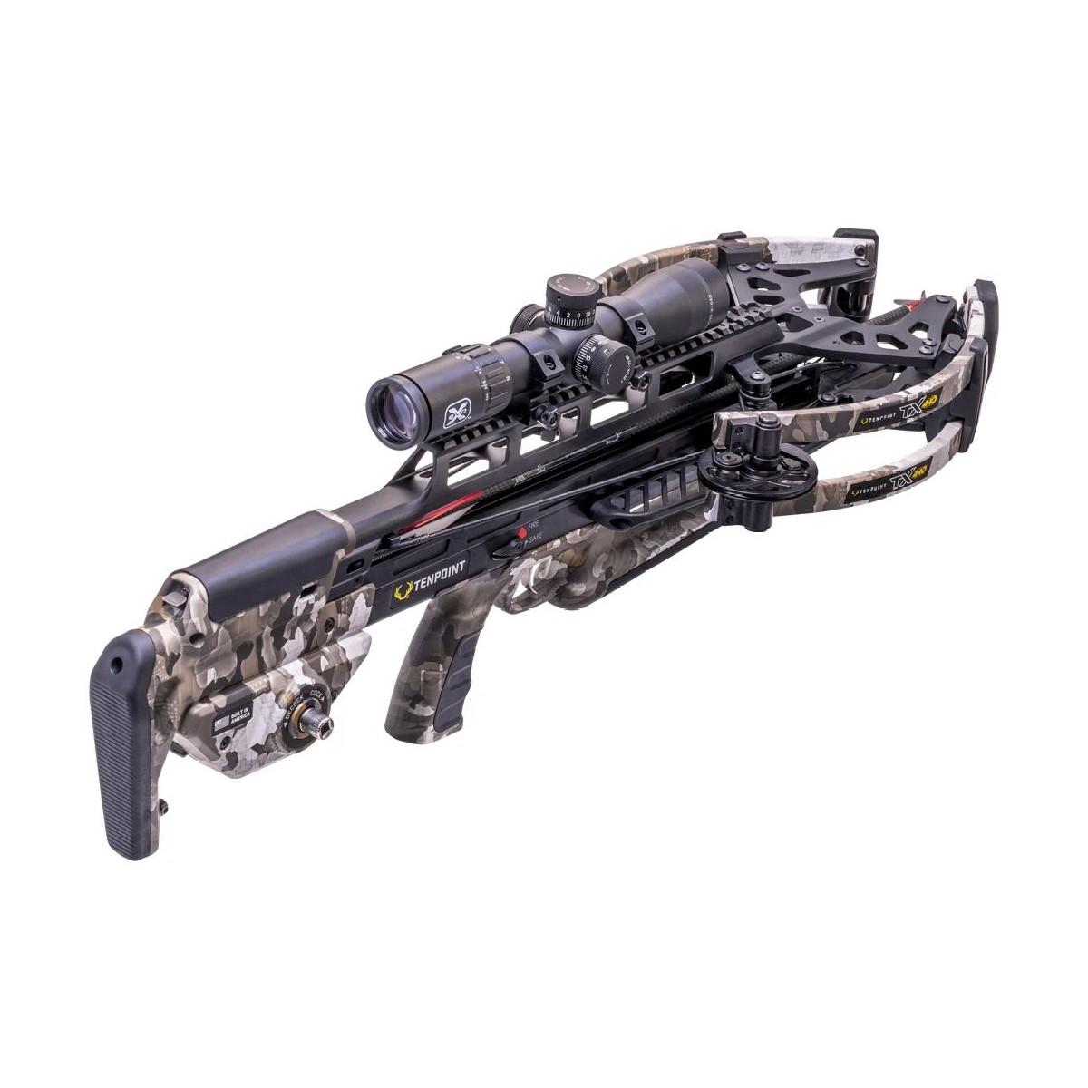 TenPoint TX 440 Crossbow ACUslide MAXX EVO-X Elite Black Scope Vektra 3 TenPoint TX 440 Crossbow ACUslide MAXX EVO-X Elite Black Scope Vektra