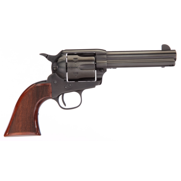 Taylor's Runnin Iron .45 Colt Revolver Black 6-Round 4.75" Barrel Walnut Grips