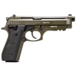 Taurus PT92 9mm Luger 17-Round Semi-Auto Pistol 5-Inch Barrel OD Green Hogue Grips 2 TX192015TH 1