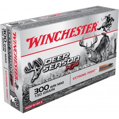 Winchester 300 Winchester Mag 150 Grain Polymer Tip Rifle Ammunition 3260 fps Velocity 20 Rounds
