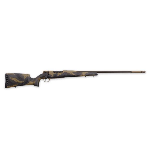 Weatherby Mark V Apex 240 Wby Mag Bolt-Action Rifle 24" Barrel 4rd Tan Brown Muzzle Brake