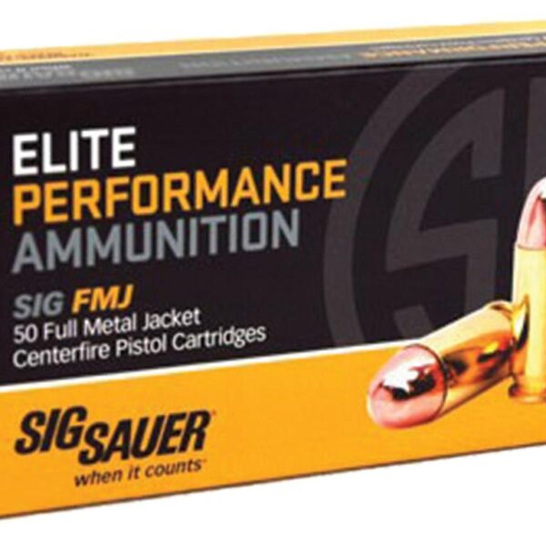 SIG Sauer Elite 10mm Auto 180gr FMJ 1250fps Ammunition 50 Rounds