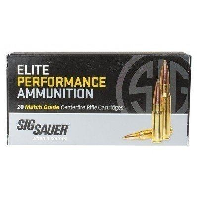 Sig Sauer 6.5 Creedmoor 140 Grain Open Tip Match Elite Rifle Ammunition 20 Rounds
