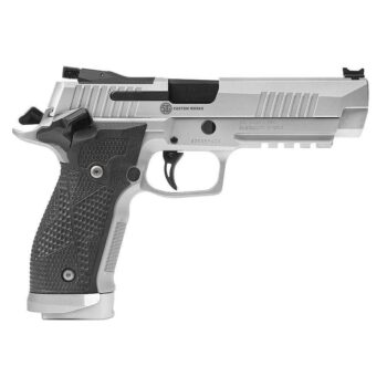Sig Sauer P226 XFIVE Handgun 9mm Luger, 20-Round Magazines (3), 5" Barrel, Stainless Steel Frame, Hogue Grips