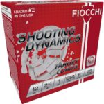 Fiocchi 12 Gauge 2-3/4 Inch 1 Ounce #8 Shot 1250 FPS Shotshells 25 Rounds 1 XN12SD1X8 1