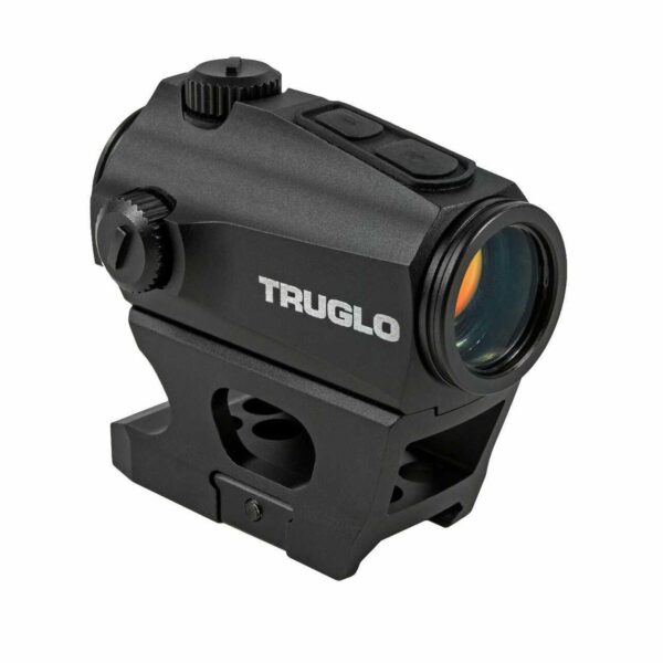 Truglo Ignite Mini Red Dot Sight 30mm 2 MOA Green Dot with High and Low Mount