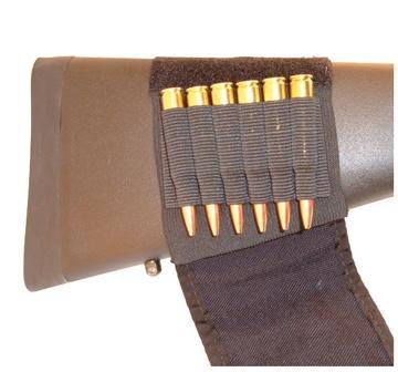 GROVTEC Buttstock Ammunition Holder for Rifle - Flap Brown