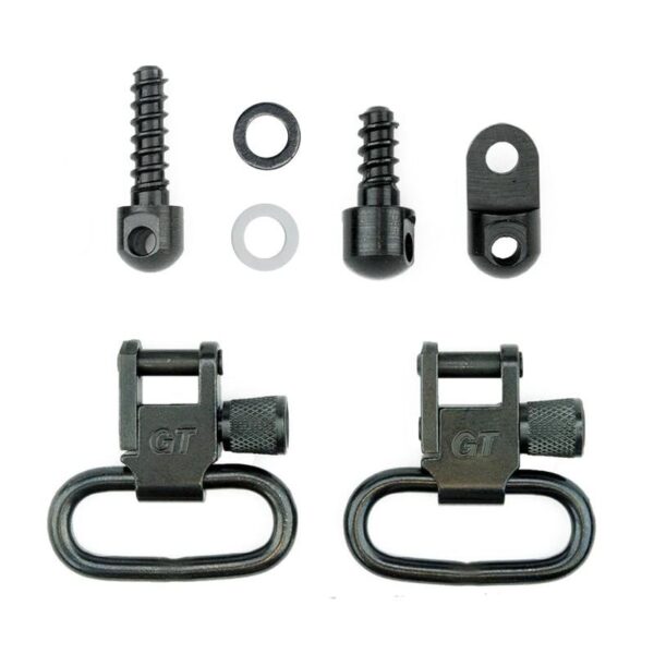 Ruger Carbine Swivel Sets 1" Black Auto and Single Locking GrovTec