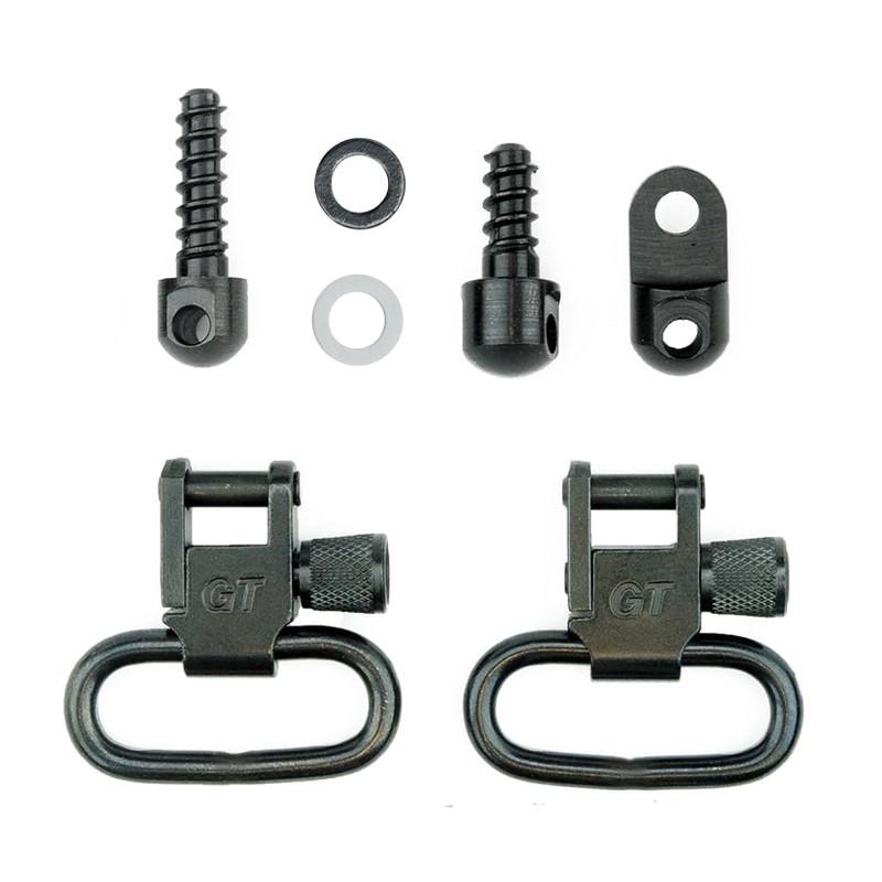Ruger Carbine Swivel Sets 1" Black Auto and Single Locking GrovTec 3 Ruger Carbine Swivel Sets 1" Black Auto and Single Locking GrovTec