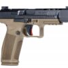 Canik METE SFX 9mm Luger Semi-Auto Pistol - 5.2" Barrel FDE Grip Black Slide 20-Round Magazines 1 YCHG5635N scaled