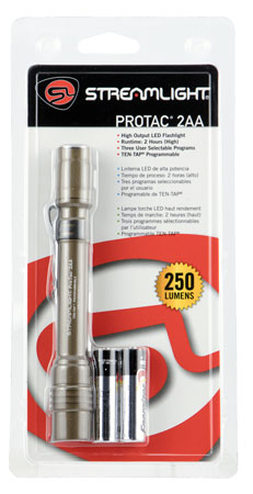 Streamlight ProTac 2AA Flashlight Coyote 250 Lumens White C4 LED