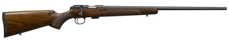 CZ 457 American .22 LR 24" 5+1 Black Nitride, Turkish Walnut Stock