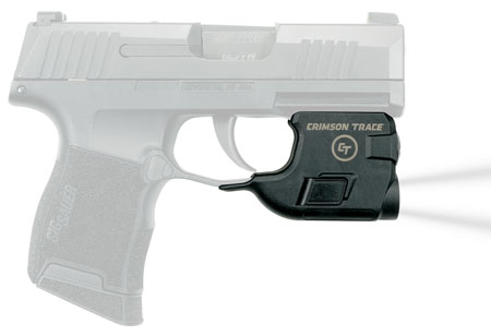 Crimson Trace LTG-772 Tactical Light for Sig Sauer P365 Lightguard Black Anodized 110 Lumens White LED Light