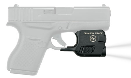 Crimson Trace LTG-773 Lightguard 110 Lumens White LED Fits Glock G42/G43/G43X/G48 Black Anodized