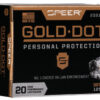 Speer 23918GD Gold Dot Personal Protection 357Sig 125gr Hollow Point 20 Per Box/10 Case 1 108160