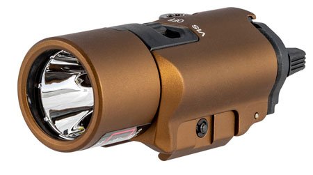 Streamlight TLR-VIR II Gun Light, Coyote Anodized, 300 Lumens White LED with IR Laser