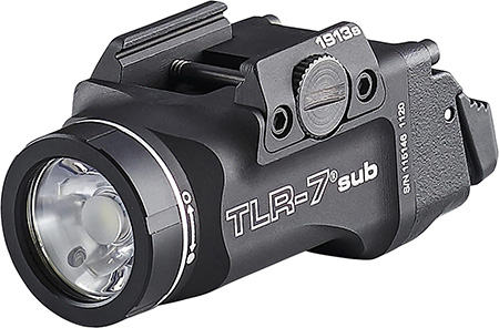 Streamlight TLR-7 X Sub Gun Light Black Anodized 500 Lumens White LED Fits S&W M&P M2.0/Beretta PX4 Storm