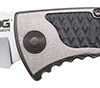 S.O.G Sideswipe 3.40" Folding Clip Point Plain Bead Blasted 7Cr15MoV SS Blade Gray Anodized Aluminum/G10 Handle with Belt Clip 2 145062