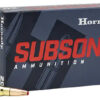 Hornady 80787 Subsonic Rifle 7.62x39mm 255gr Sub X 20 Per Box/10 Case 2 149989
