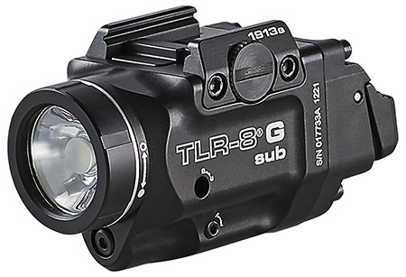 Streamlight TLR-8 G Sub Gun Light 500 Lumen LED & Green Laser for 1913 Short Rail Pistol