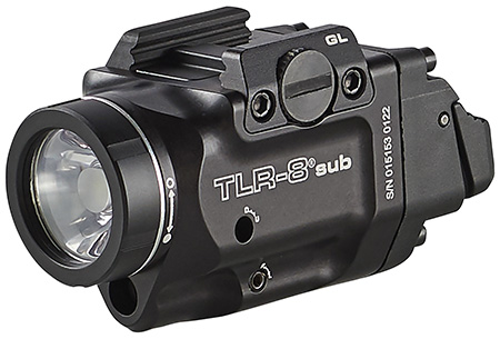 Streamlight TLR-8 Sub Gun Light with Red Laser 500 Lumens for Glock 43X