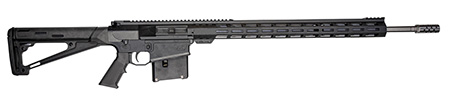 Great Lakes Firearms AR-10 .270 Win, 5+1 Capacity, 24" Barrel, Black Finish, 20" M-LOK Handguard, Fixed Hogue OverMolded Stock, A2 Grip, Muzzle Brake