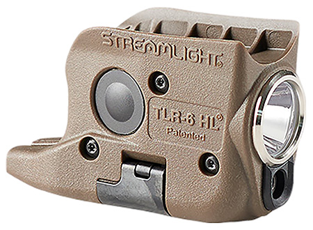 Streamlight TLR-6 HL G Gun Light Flat Dark Earth 300 Lumens with Green Laser for Glock 42/43/43X/48