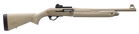 Winchester SX4 Defender 12 Gauge Shotgun - 3" Chamber, 18" Barrel, Flat Dark Earth (FDE) Finish