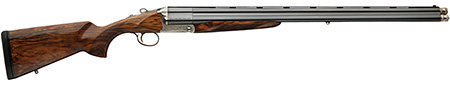 Chiappa Firearms CD Triple Crown Empire Grade Full Size 20/28 Gauge Break Open 3+1 26" Blued Chrome Lined Vent Rib Barrel Silver Engraved Steel Receiver Fixed Oiled Walnut Stock