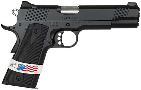Kimber Custom LW Liberty .45 ACP 7+1 5" KimPro Black Front Serrations Steel Slide ANKA Grip