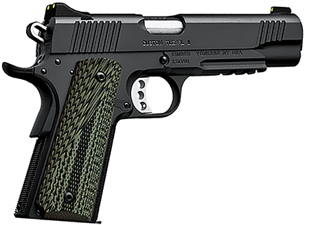 Kimber Custom TLE/RL II .45 ACP 7+1 5" Flat Top Steel Slide Matte Black Aggressively Textured G-10 Grip