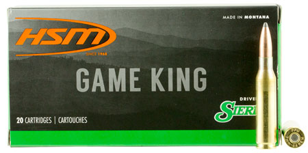 HSM Game King 7mm-08 Rem 150gr Ammo (20/Box)
