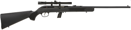 Savage 64 FXP 22 LR 10+1 21″ Matte Blued Barrel Synthetic Stock Includes 4x15mm Scope Rifle