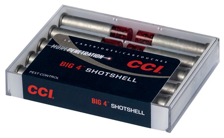 CCI Big 4 Shotshell 9mm Luger 45gr #4 Shot 10rd Box Ammunition