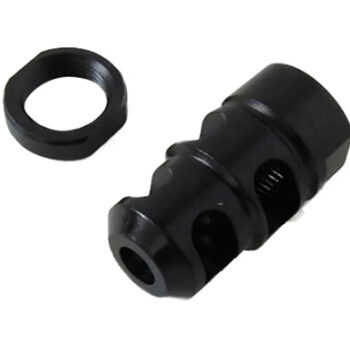 Kel-Tec PLR-22 Muzzle Brake Kit Black Steel with 1/2"-28 TPI Threads for 22 LR Kel-Tec PLR-16