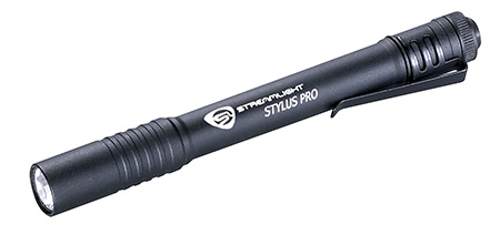 Streamlight Stylus Pro PenLight Black Anodized 100 Lumens White C4 LED