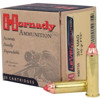Hornady LEVERevolution .357 Mag 140gr Flex Tip Expanding Bullets, 25 Per Box, 10 Boxes Per Case